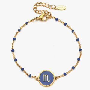 Lucia Zodiac Bracelet- Navy/Scorpio Retail $50
